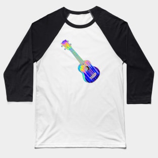 Holographic Ukelele Baseball T-Shirt